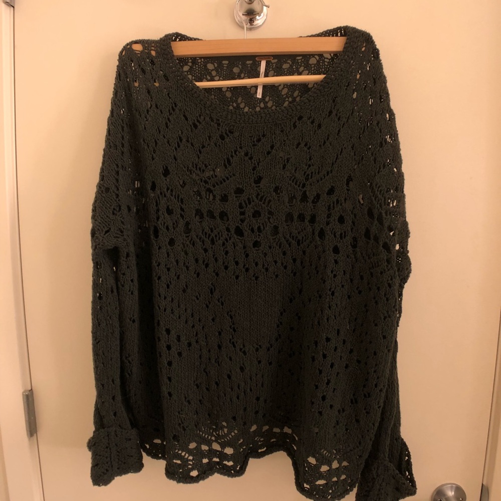 Long Sleeve Loose Woven Top